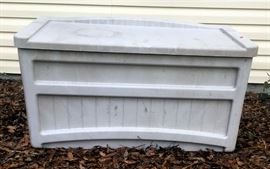 Suncast Deck Box; Approximately 46" w x 23" d x 24" h