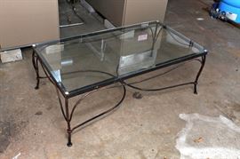 Iron coffee table