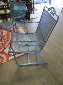 Salterini wrought iron spring chair