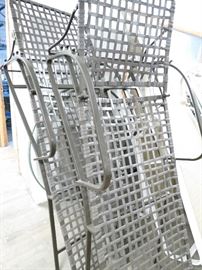 Vintage Brown Jordan chaise lounges