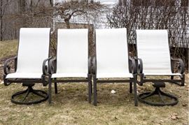 4 Winston club chairs...2 swivel