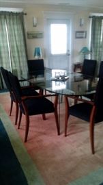 Nicole Miller dining table & chairs