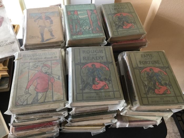 Collection of Nevil Shute & Horatio Alger Junio books