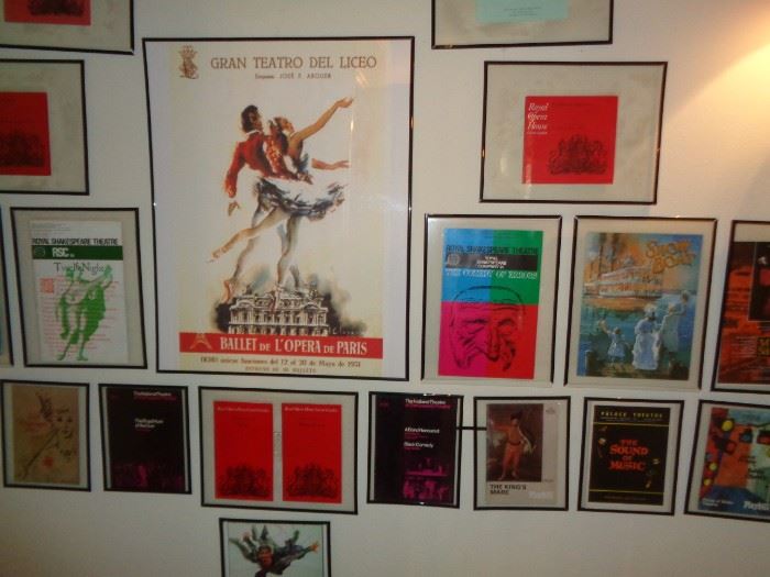 Framed Playbill Collection