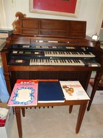 Vintage Organ & Sheet Music