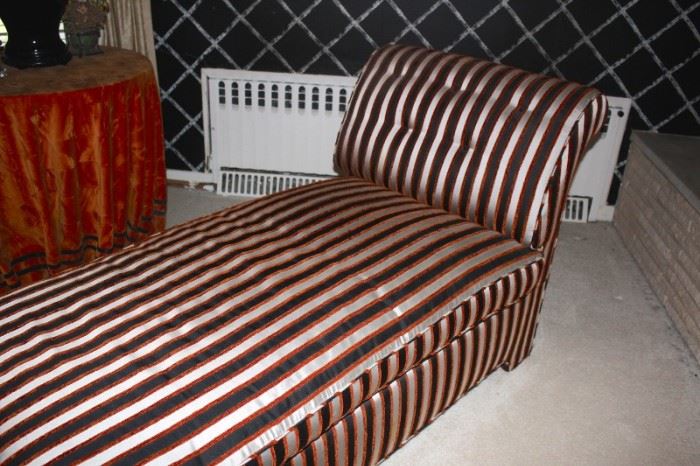 Striped Chaise
