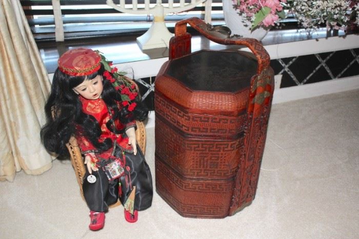 Assorted Decorative Pieces - Doll and .....