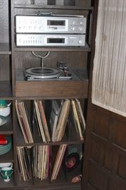 LPs and Electronics including Turntable