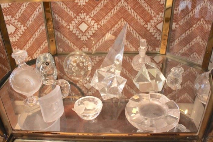 Assorted Glass, Baccarat Crystal and Lalique