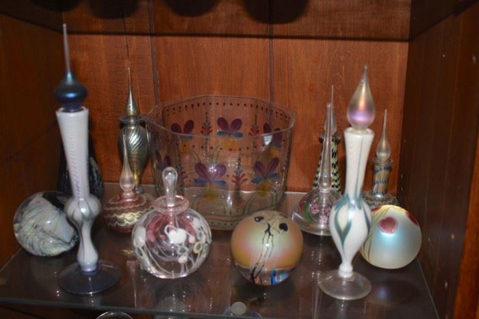 Large Perfume Bottle Collection