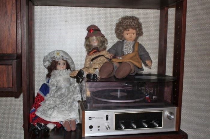 Dolls and Turntable and other Electronic Equipment
