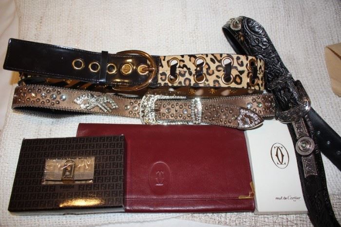Judith Lieber Belts, Many Handbags, Sunglasses and Loads of Women's Clothing and Accessories
