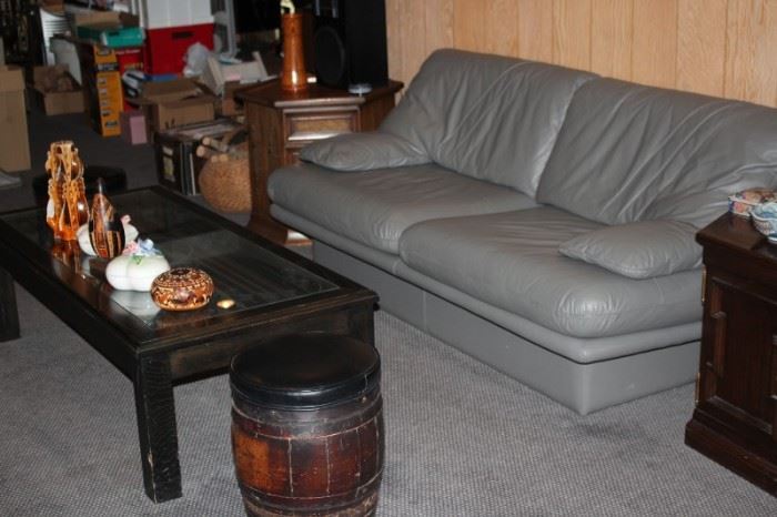 Gray Sofa, Coffee table and other Furnishings
