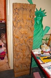 Art Panel and Statue of Liberty Cut Out