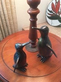 Bronze penguins 