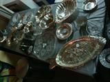 sterling silver, silver weighted, silver plated, crystal