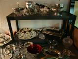 sterling silver, silver weighted, silver plated, crystal
