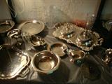 sterling silver, silver weighted, silver plated, crystal