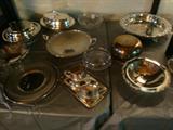 sterling silver, silver weighted, silver plated, crystal
