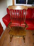 SOLID WOOD ROCKING CHAIR