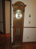 Piper Grandfather clock with Moon Dial!! In fabulous working condition!!