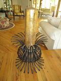 Unique candle holder! Fun piece to accent any table in your home! Have fun playing around with different colored candles too!