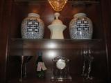 Chinese glass vases! Matching with unique and colorful designs! Accent your home with these pretty pieces!