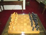 Wooden Mexican chess set! Large and very cool!! Must see! Won't be around long!