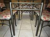 glass kitchen table / dining table with six (6) chairs
measures 66'' L x 40'' W x 29 1/2'' H
asking $800 or best offer