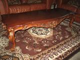 carved solid wood antique coffee table
58'' L x 24'' W x 16'' H
asking $100 or best offer