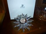 SWAROVSKI CRYSTAL CLOCK - NEW IN BOX