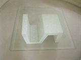coffee table measures approximately 36'' W x 36'' D x 17'' H