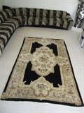 rug measurements are approximately 100'' x 62''