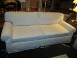 Hickory white sofa
made in the U.S.A.
85'' W x 37'' D x 32'' H