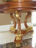 Exquisite Louis 16 style table, French center table with a carved wood finish!
48" round x 31"H