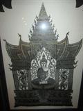 from Phuket, Thailand hand carved Elephant skin 24'' W x 30.5 '' H