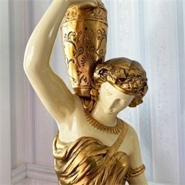 Lot 009
Vintage "Rebekah at the Well" Floor Lamp