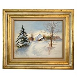 Lot 029
"A Place From The Past", Oil by Marie Uric