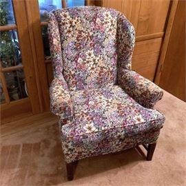 Lot 040
Bischoff Custom Wing Back Arm Chair