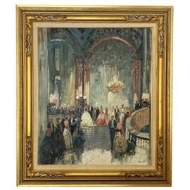 Lot 038-1
Mid-Century Rotschild Original Oil