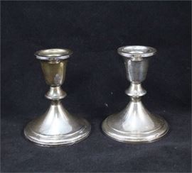 Lot 257
Towle Weighted Sterling Silver Candle Holders