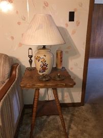 Antique Oak Parlor Table