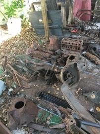 More Model  A   tranny and engine parts