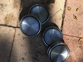 Vintage Ford hubcaps