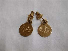 14 k Earrings 
