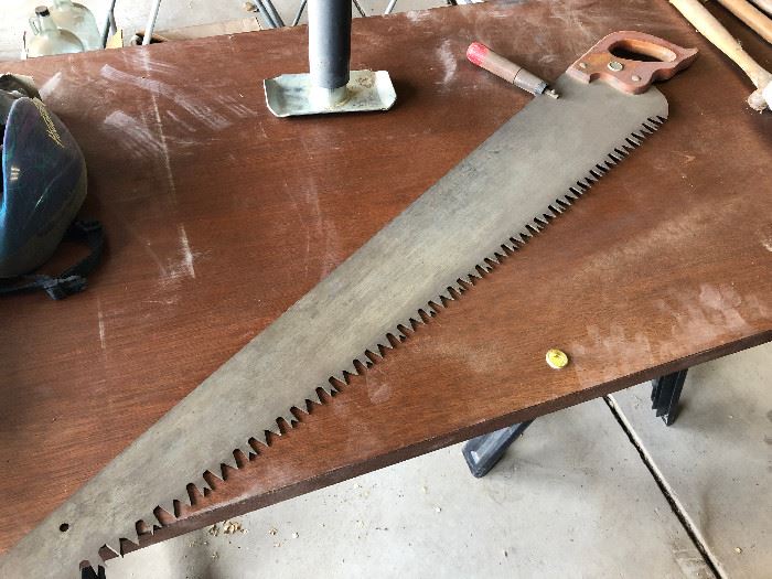 vintage handsaw