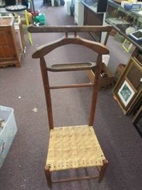 1950s Vintage Italian Valet Butlers Chair