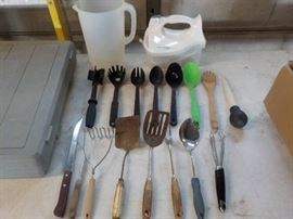 lot of cooking utensils