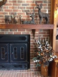 Wildlife  and natural decor.  Many sets of deer decor.  