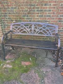 A second metal bench for your garden.  